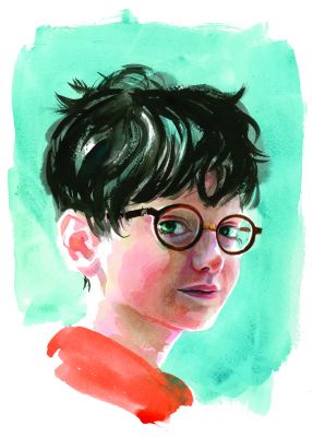 Harry Potter designed by Jim Kay for new UK books
(Thanks Bloomsbury!)
