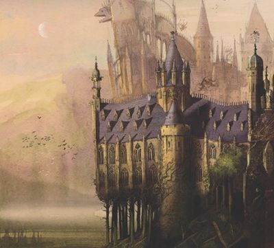 Hogwarts designed by Jim Kay for new UK books
