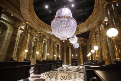 First sneak peek of the original Gringotts Wizarding Bank, the biggest expansion to date at Warner Bros. Studio Tour London – The Making of Harry Potter, open 6th April
